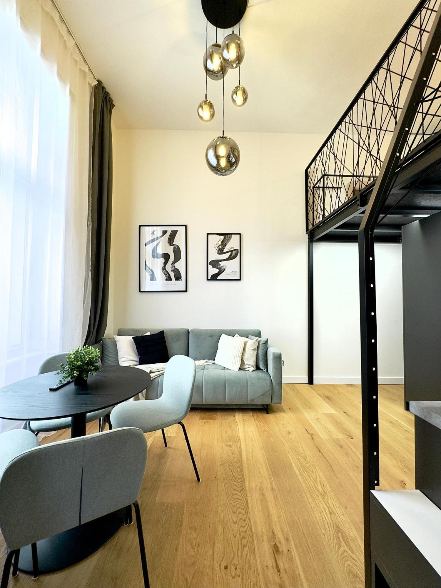 Modern High Ceiling Loft With Terrace Apartment, Apartment